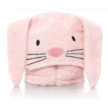 Cute Lovely Cartoon Animal Baby Toddlers Bathrobe Soft Hooded Towels Infant Wrap - Pink Bunny,High Quality,Soft and Thick